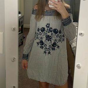 Off the shoulder dress